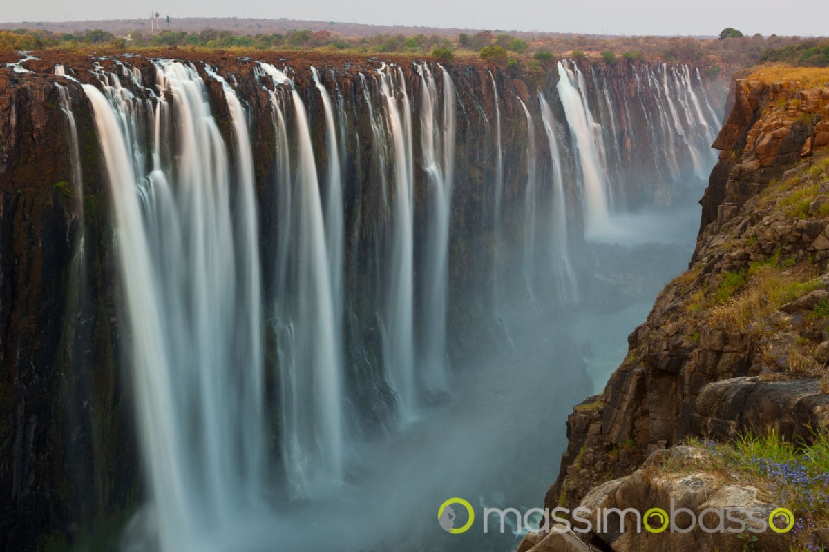 Cascate Vittoria Viste Dallo Zimbabwe