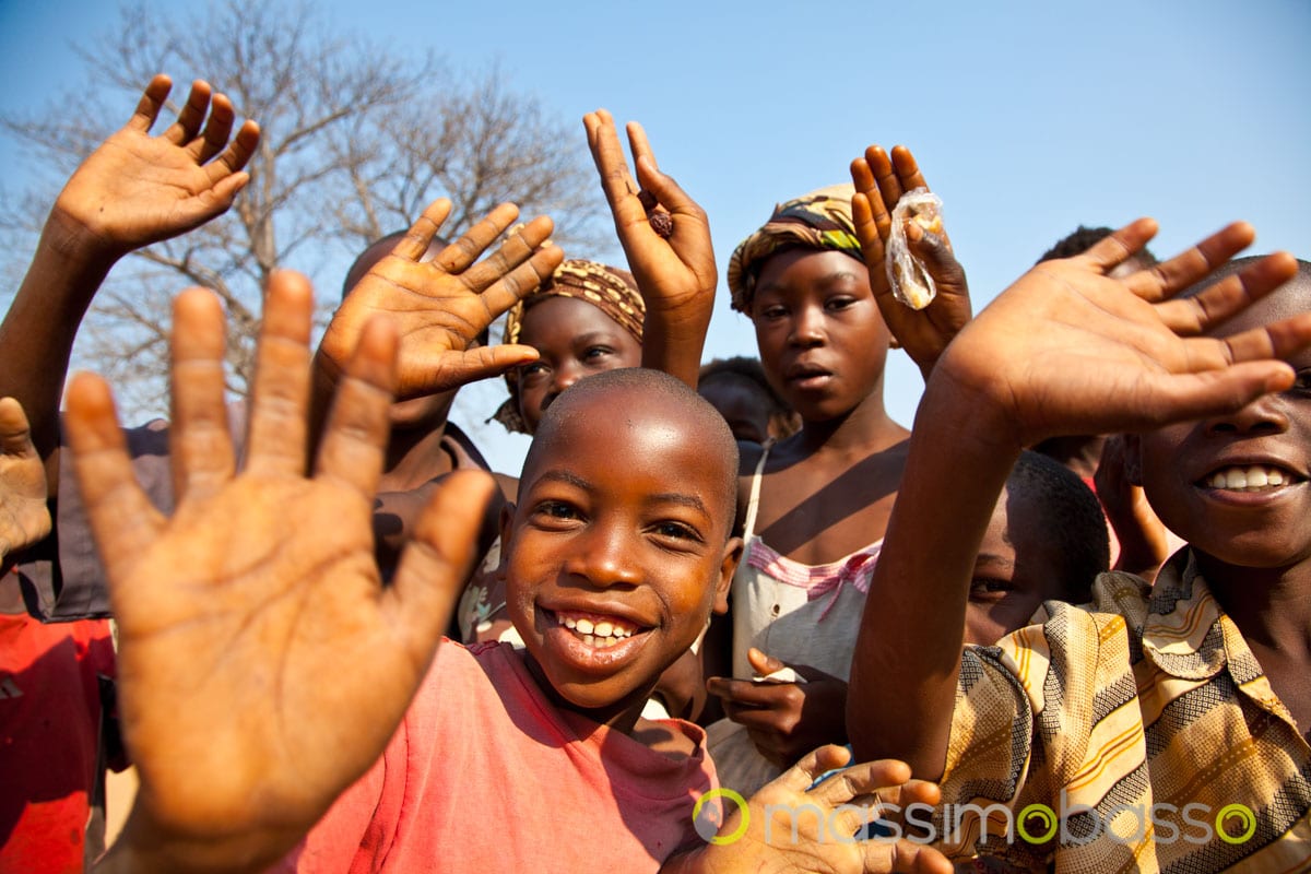 Bambino In Un Villaggio In Zambia
