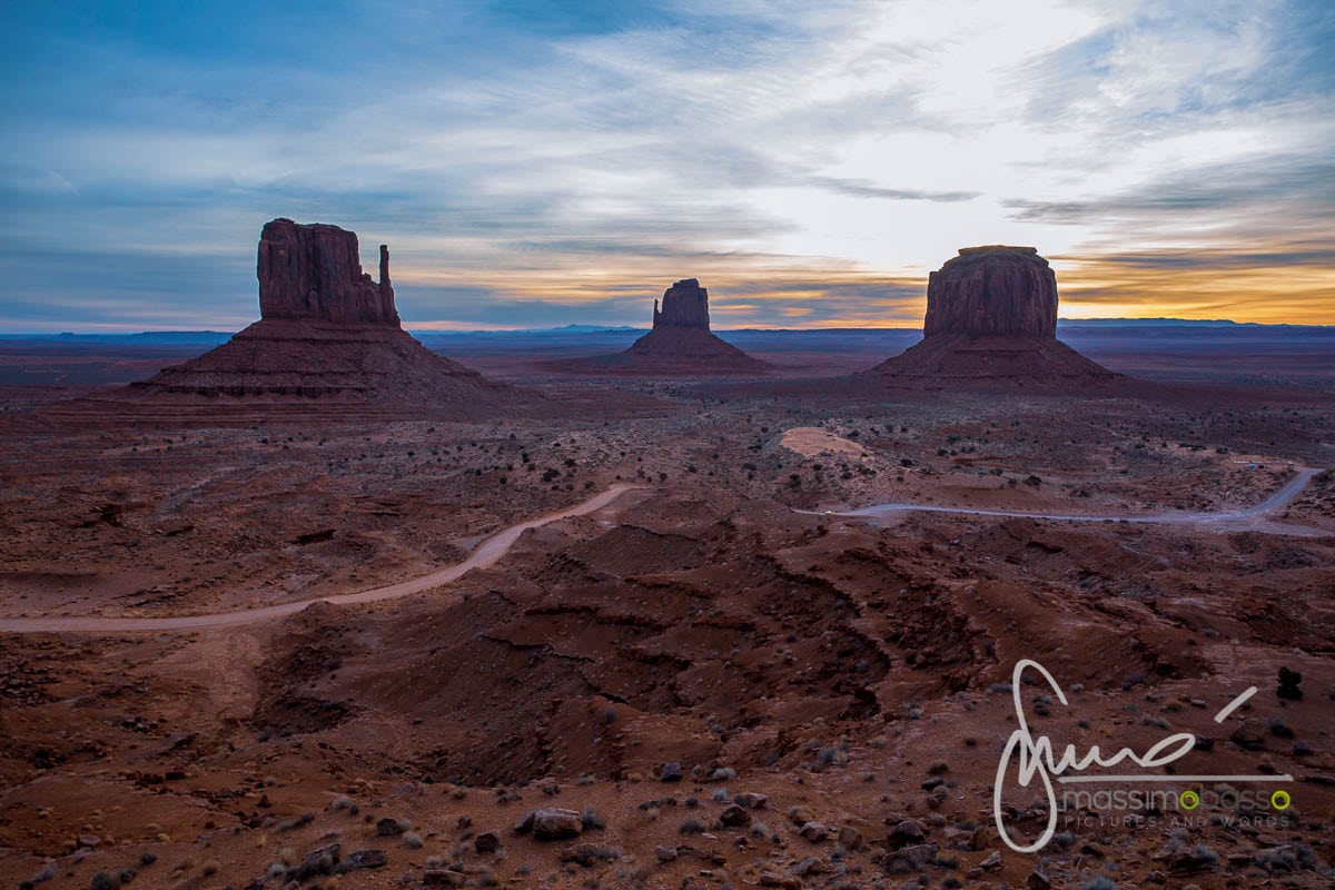 Panorama della Riserva Navajo Dine' 