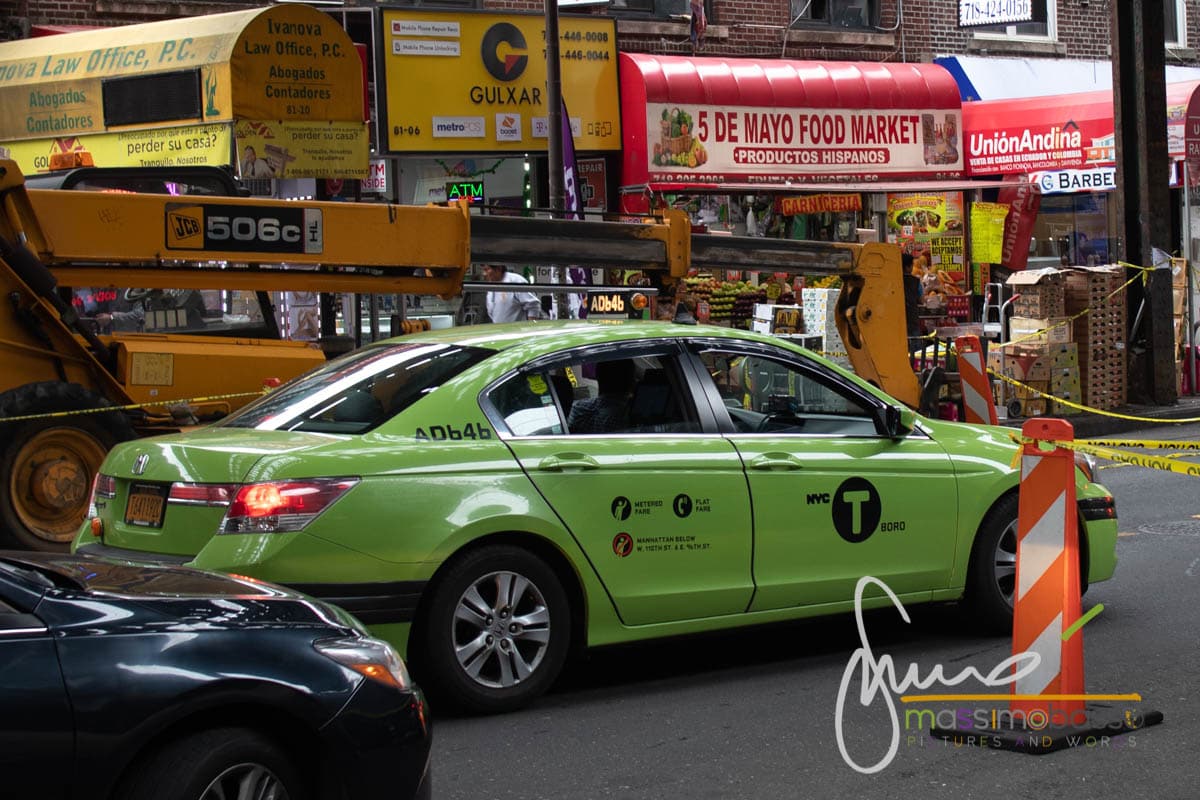 Green Boro Taxi A New York