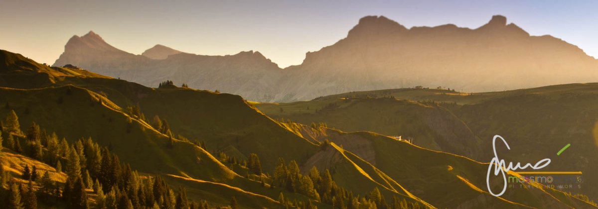 dolomiti Agordine panorama da Passo Pordoi