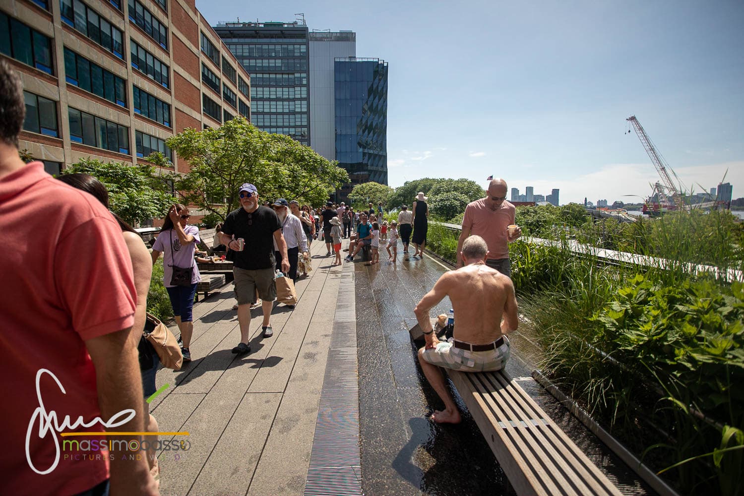 New York Ad Agosto 2023: Un Attimo Di Refrigerio Sulla High Line Di Manhattan