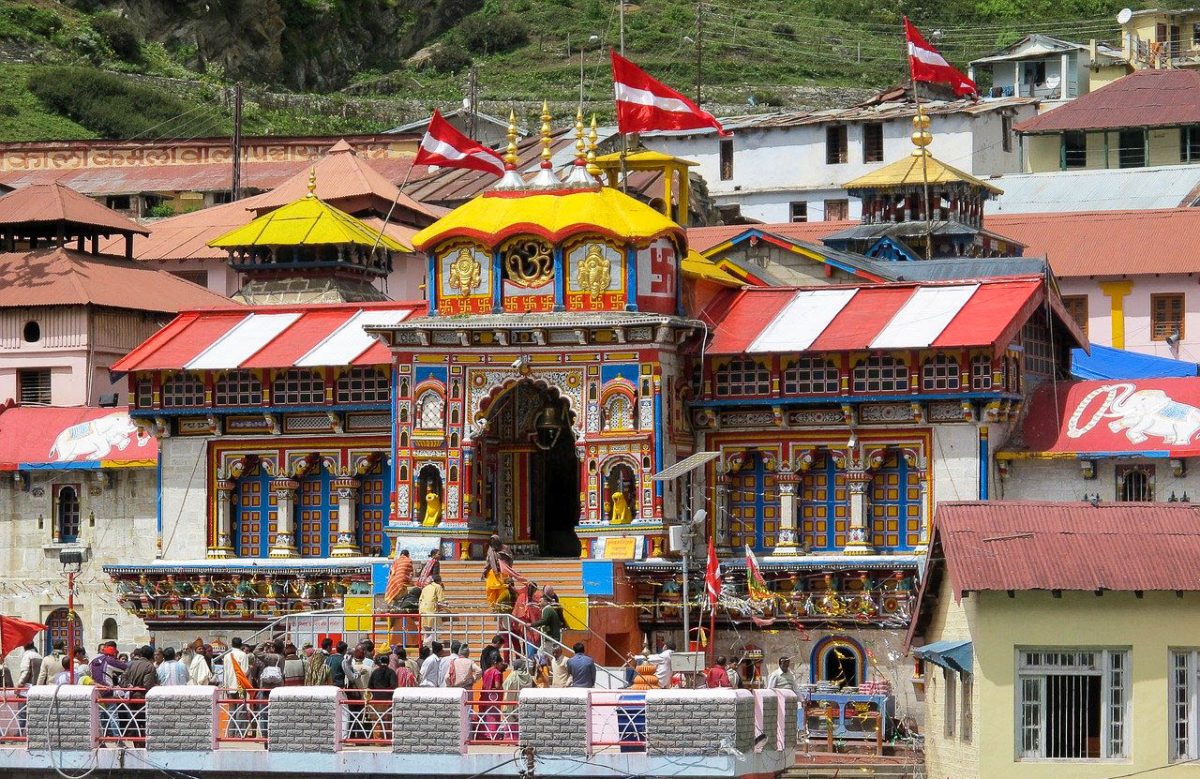 Il tempio di Vishnu a Badrinath