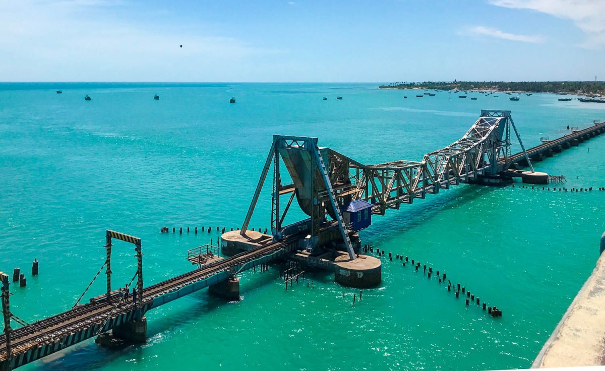 Char Dham, il ponte Pandam a Rameswaram