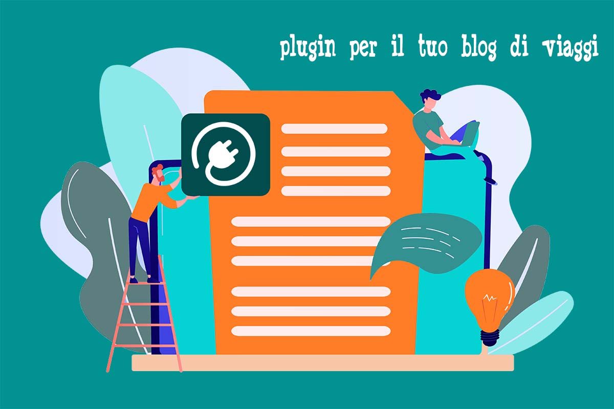 illustrazione per l'articolo plugin per il tuo blog di viaggi