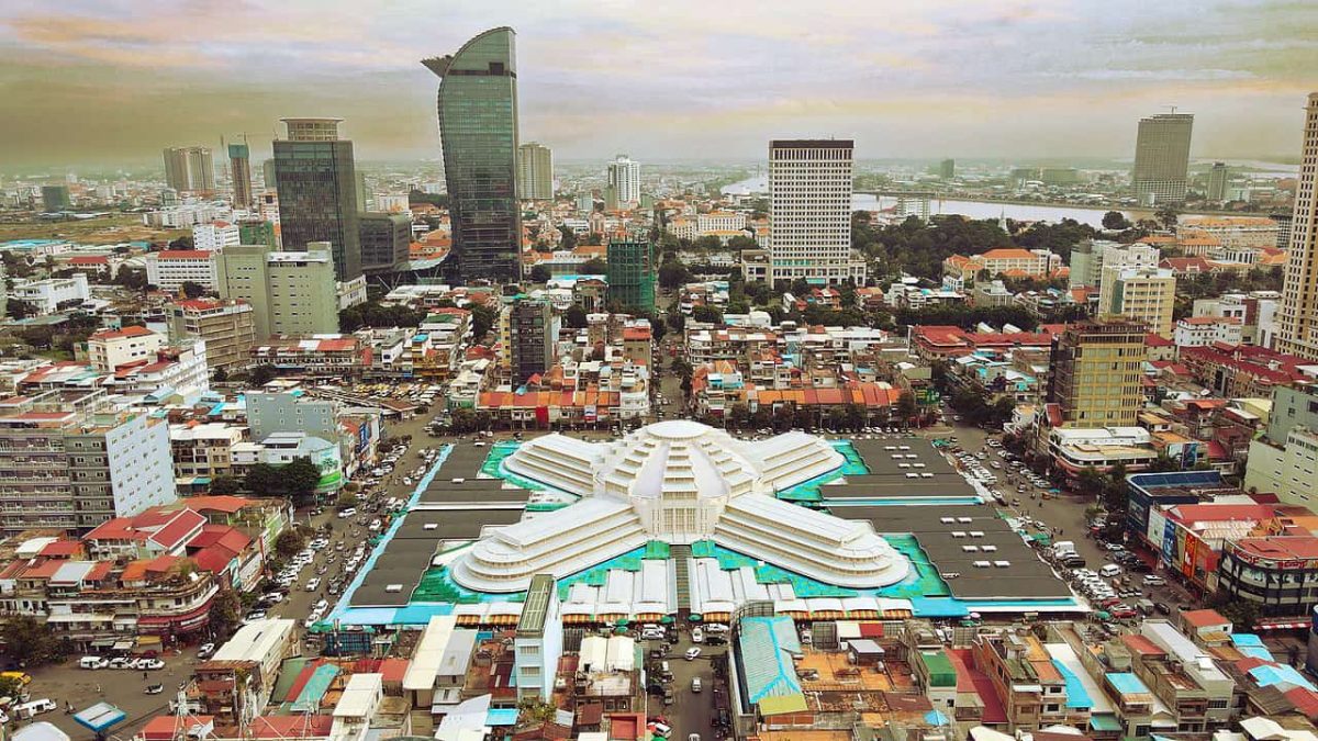 Phnom Penh Mercato Centrale - central market