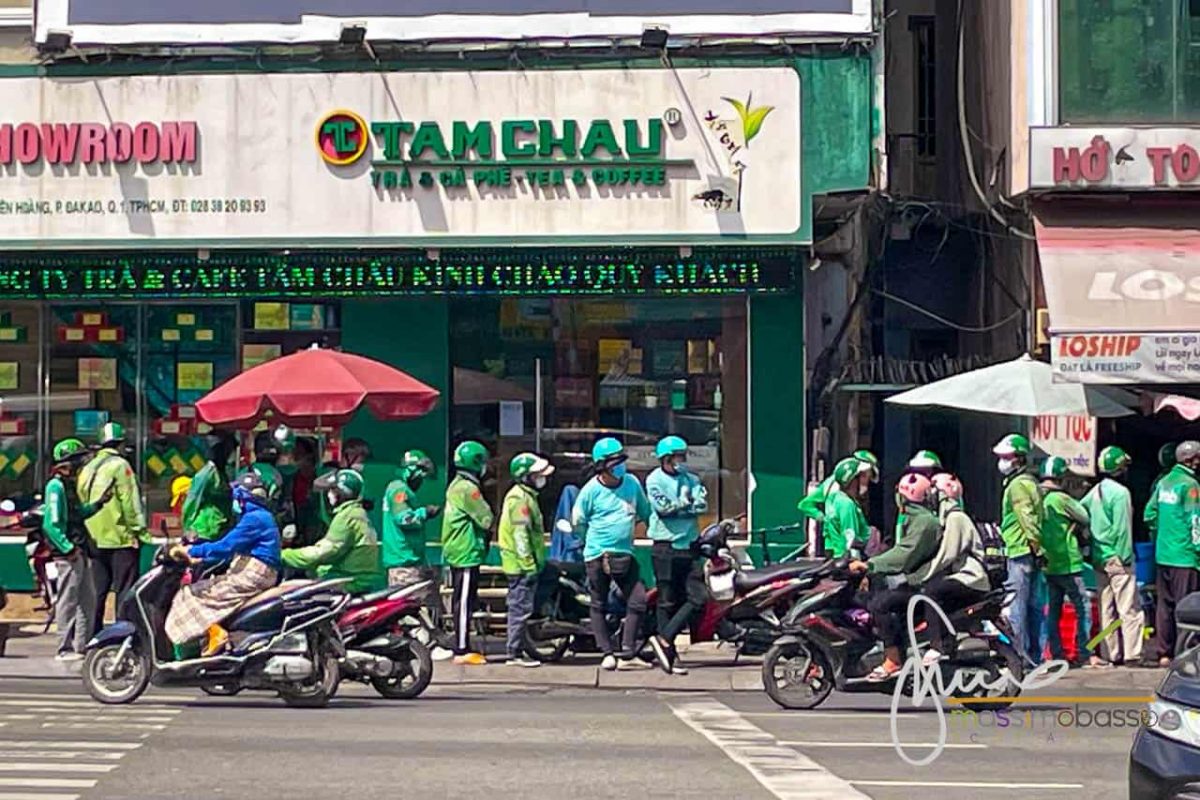 Autisti Di Grab A Saigon Ho Chi Minh City