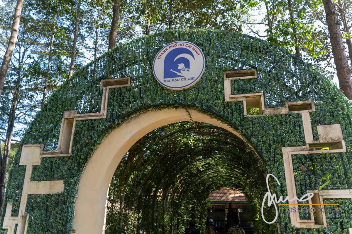 ingresso ai tunnel di Cu Chi