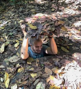 questo sono io ai tunnel di cu chi