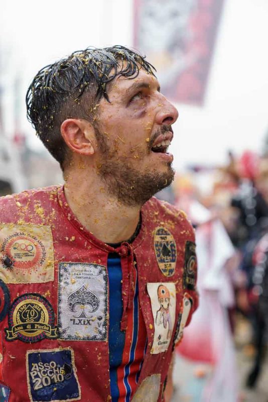 Carnevale Storico Ivrea 2023 - la battaglia delle arance -1