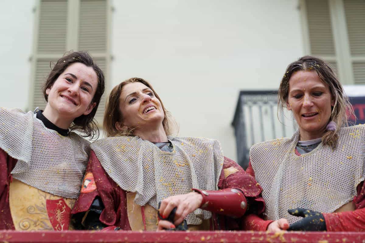 Carnevale Storico Ivrea 2023 - la battaglia delle arance -1