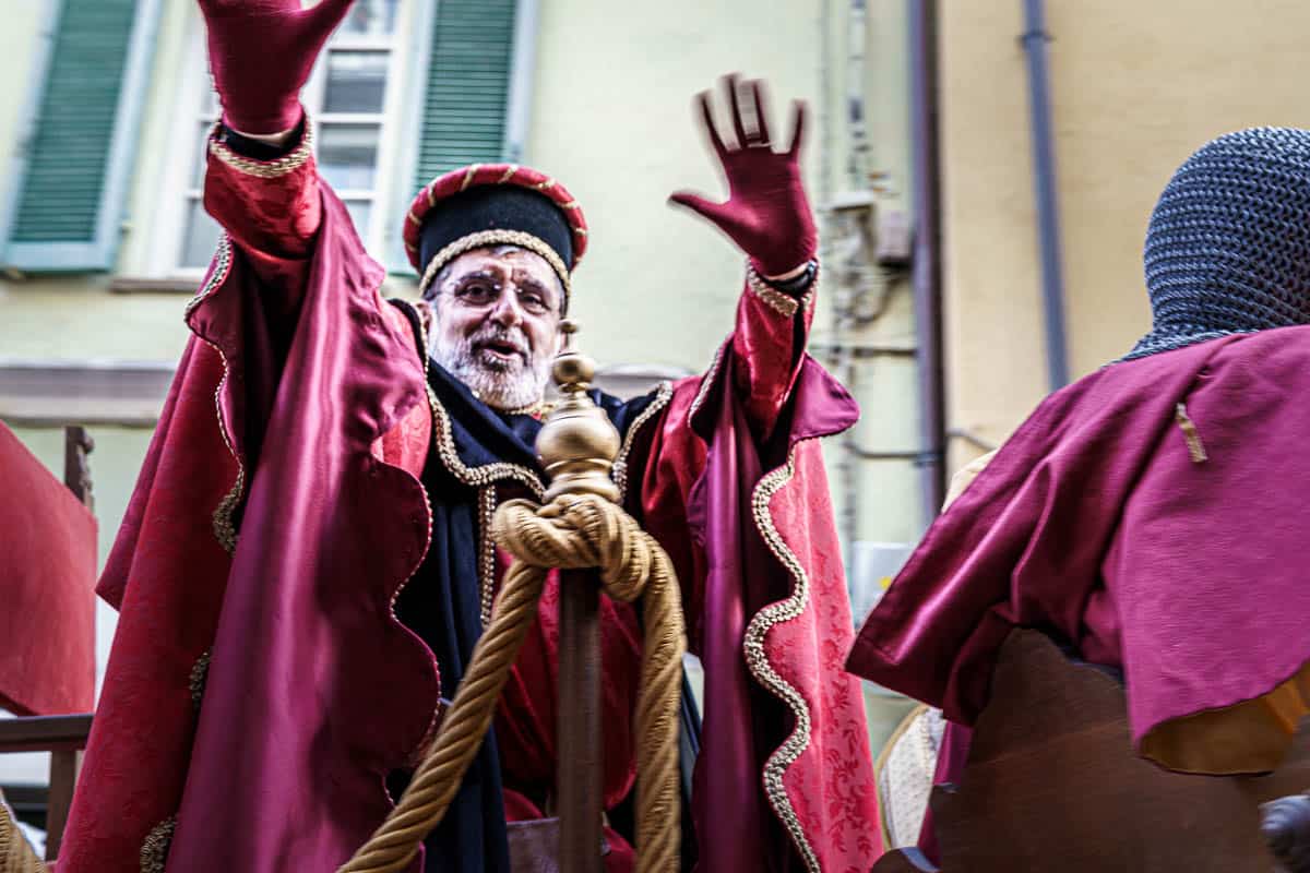 Carnevale Storico Ivrea 2023 - la battaglia delle arance -1