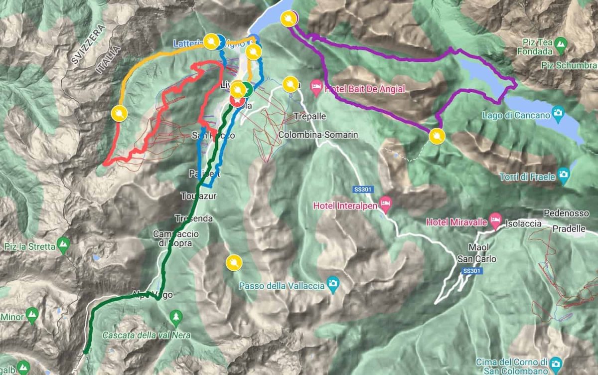 5 escursioni in e-bike ebike facili e panoramiche da Livigno