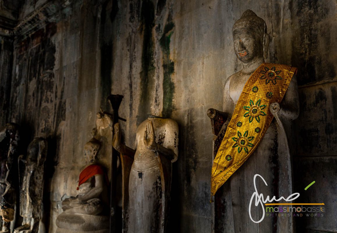 Rappresentazione del Buddha ad Angkor Wat