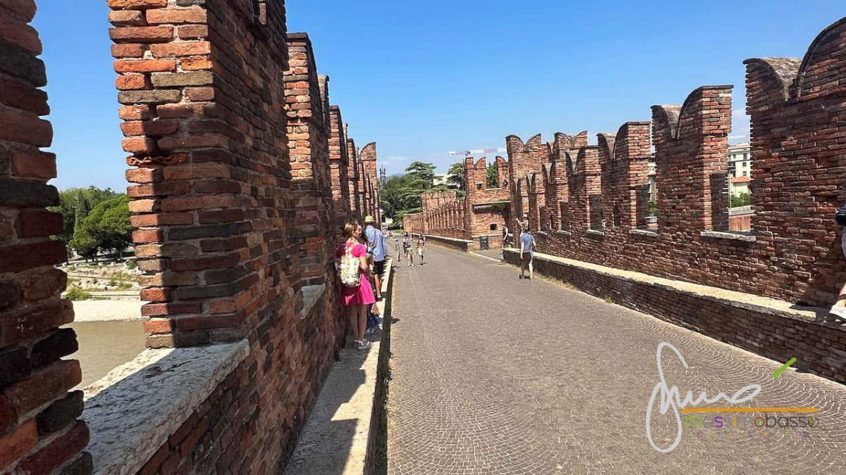 Il ponte fortificato sull'Adige a Verona