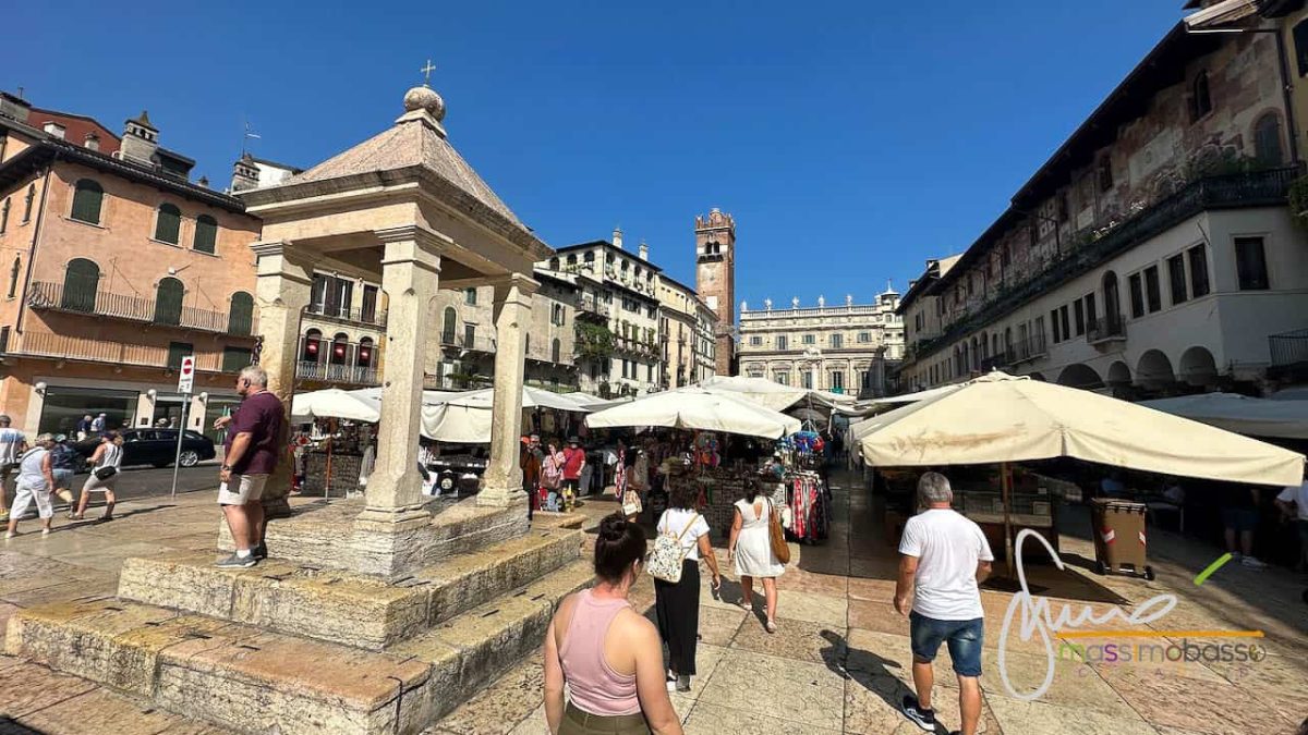 Piazza Erbe a Verona