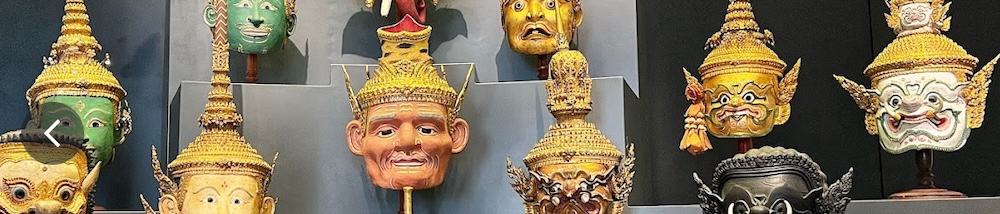 Maschere al Museo Nazionale della Thailandia