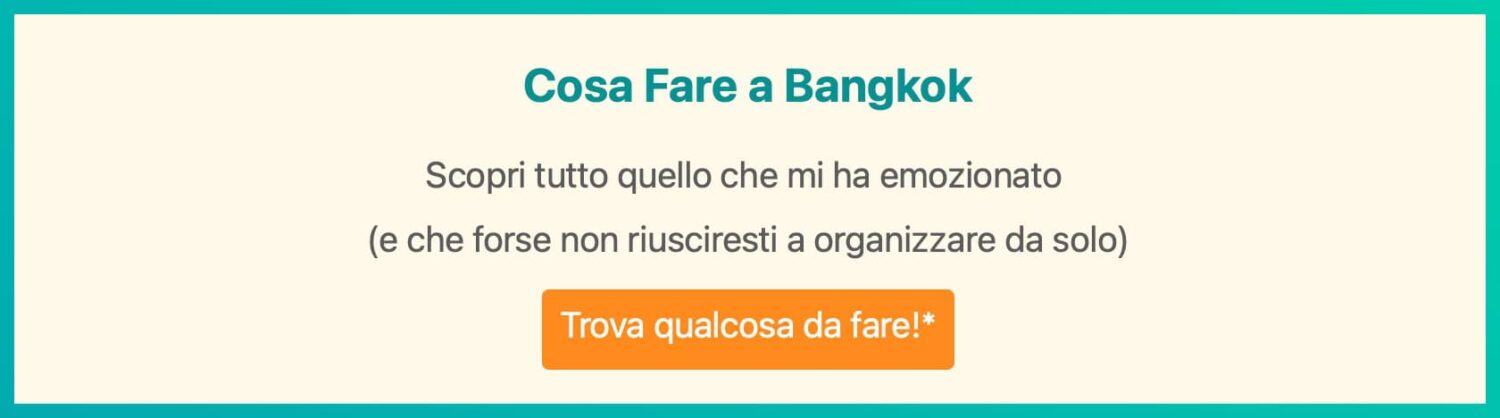 Cosa Fare A Bangkok