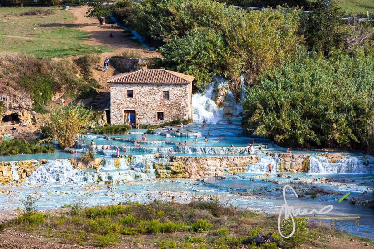 Itinerario nella Tuscia - Terme di Saturnia - le cascate del mulino