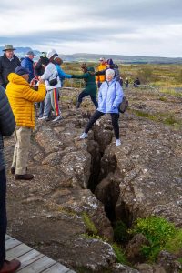 La fenditura fra le placche tettoniche