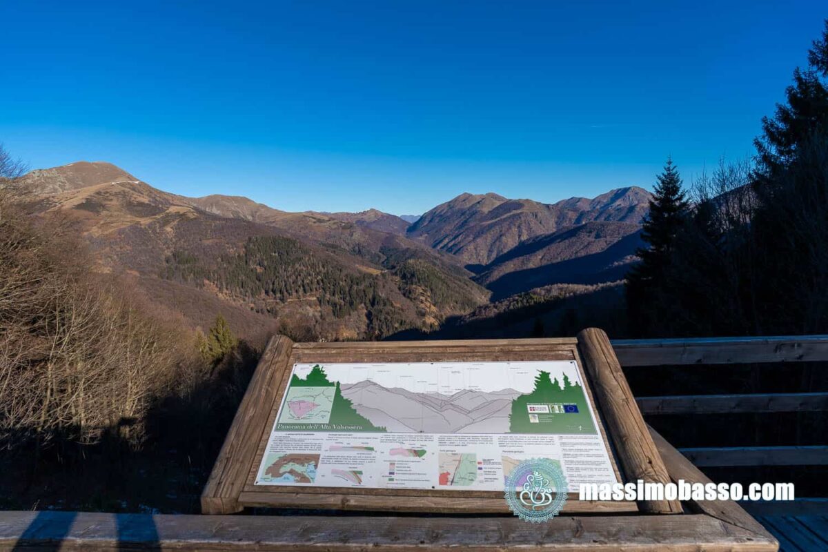 Panorama dell'Oasi Zegna visto dal Bocchetto Sessera