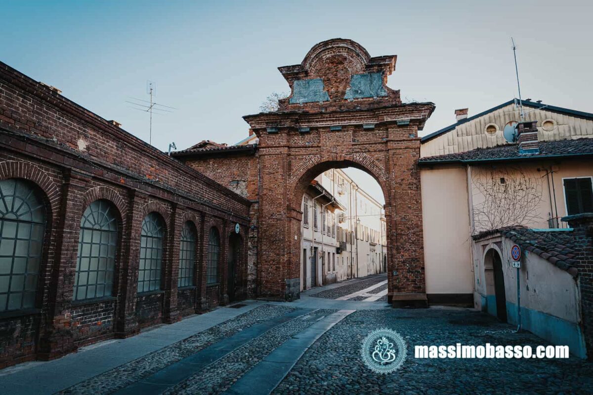 Porta della Torrazza o Porta di Oropa a Biella Piazzo