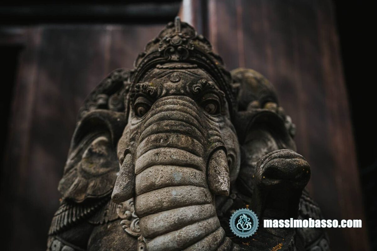 Statua di Ganesha alla Casa Nera di Chiang Rai di Tawan Duchanee