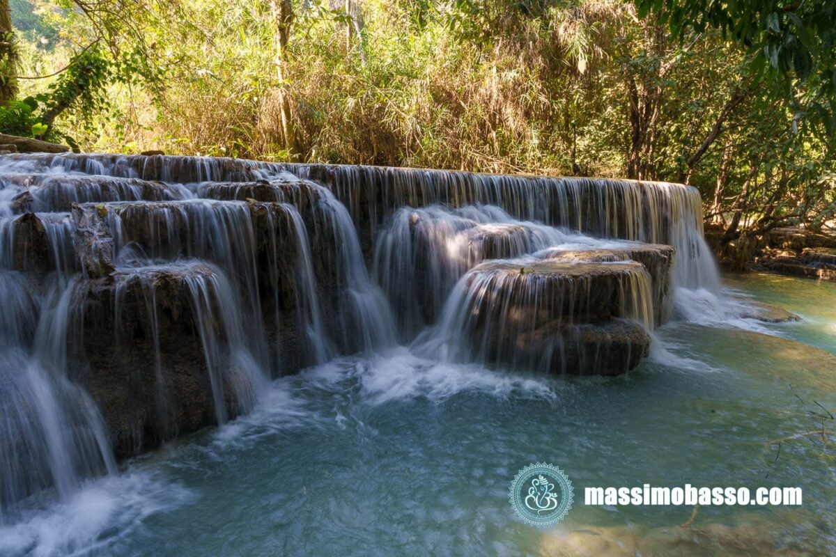 Cascate Kuang Si poco distanti da Luang prabang in Laos