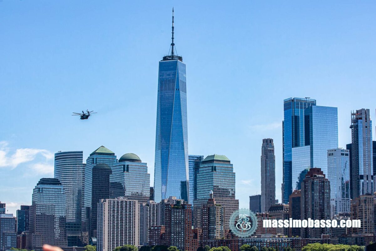 New York - Skyline visto dalla baia