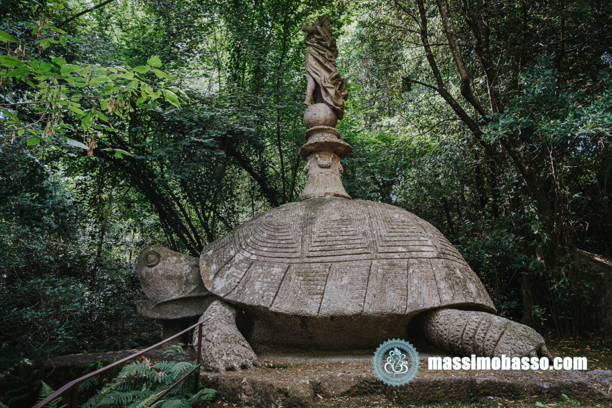 La Tartaruga al Parco Dei Mostri di Bomarzo o Bosco Sacro
