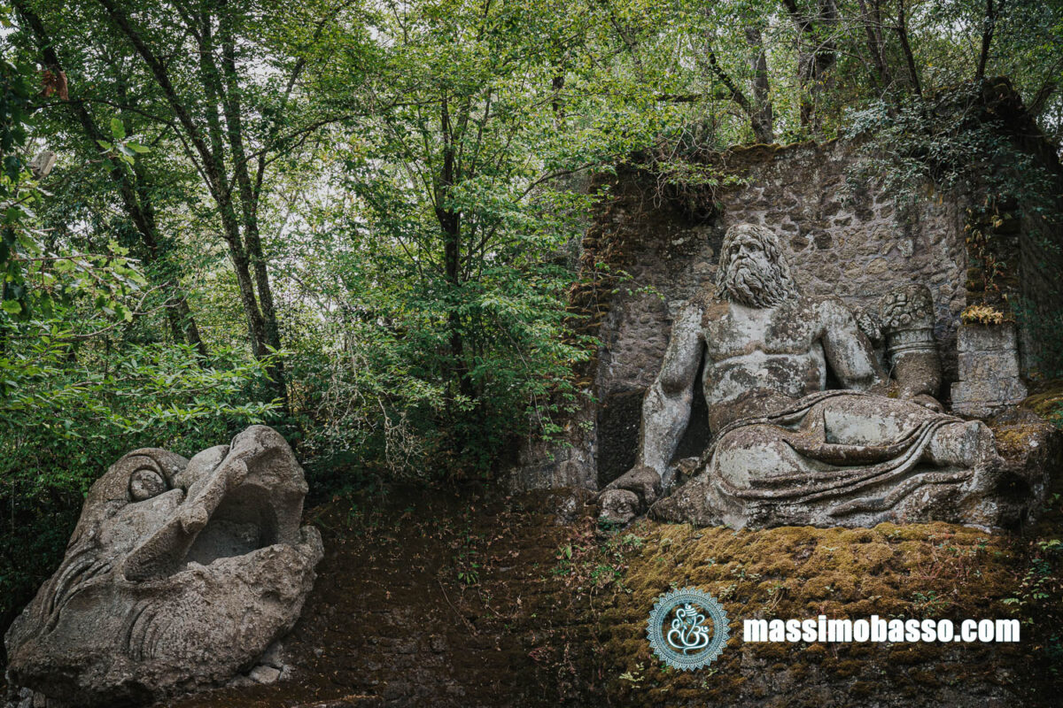 Rappresentazione di Nettuno nel Bosco Sacro