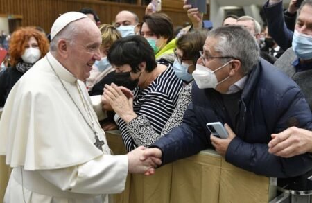 Sergio con Papa Francesco