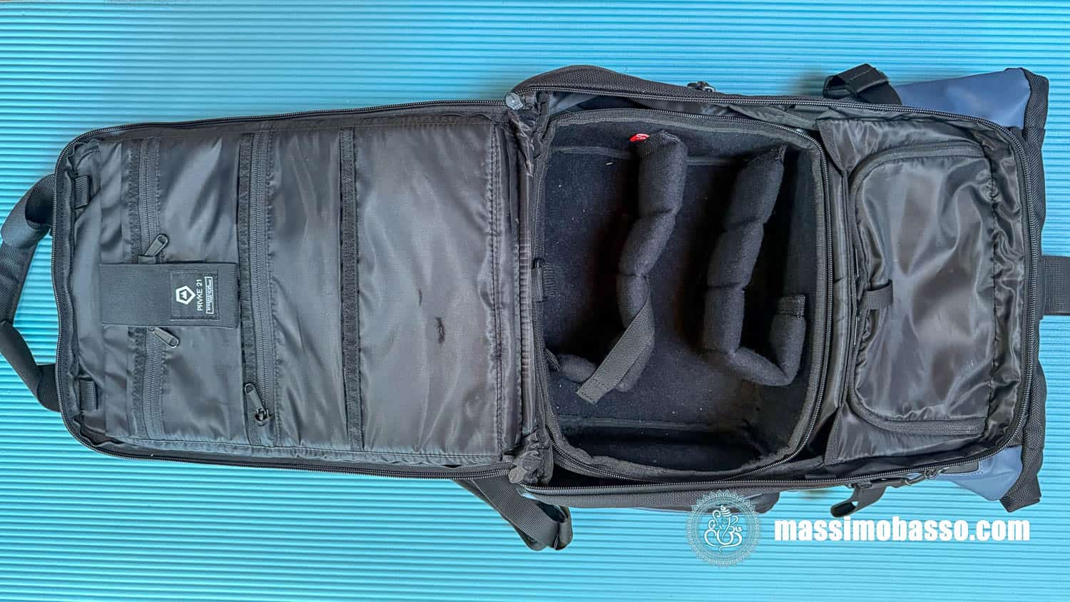 La Mia Borsa Fotografica: Lo Zaino Wandrd Prvke 21 Litri - Vista Dell'interno