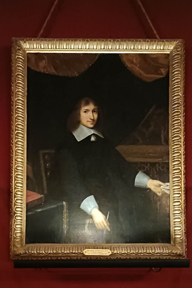 Interno e arredi del Castello di Vaux Le Vicomte