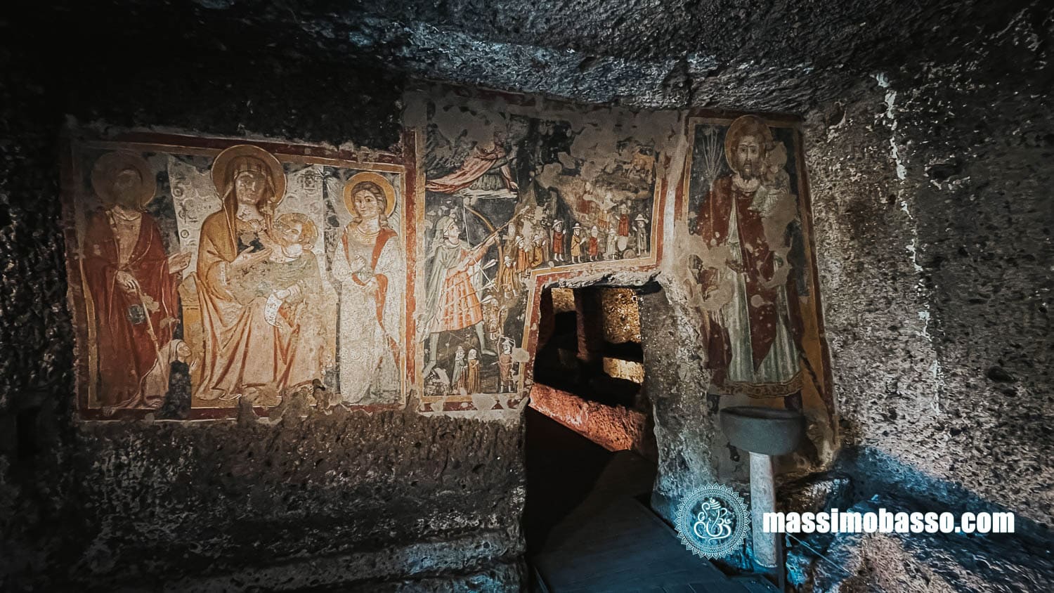 Vestibolo del Il Mitreo o chiesa della Madonna del Parto a Sutri - Lazio