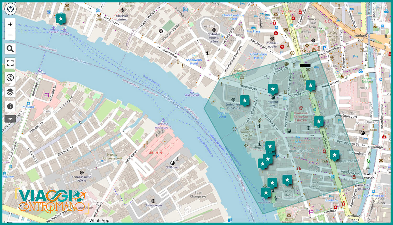 Mappa Di Talat Noi Con Punti Di Interesse Clicca Qui Per La Mappa Interattiva Su Google O Su Umap (Maggiore Privacy)