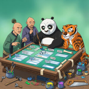 Personalizzare Le Tabelle Di Wordpress Per Soledad Di Penci Design - Illustrazione In Stile Kung Fu Panda 3