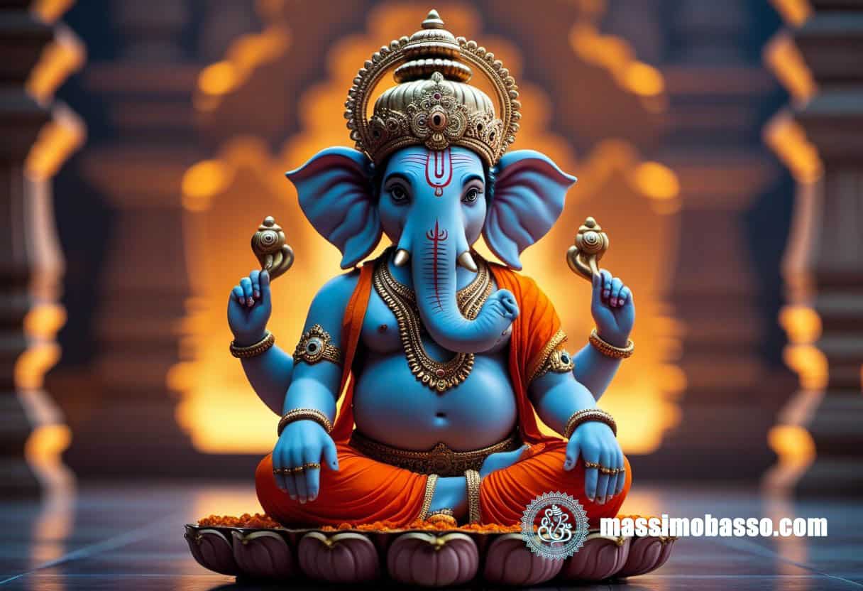 Ganesha Vinayaka Ganapati Colui Che Rimuove Gli Ostacoli