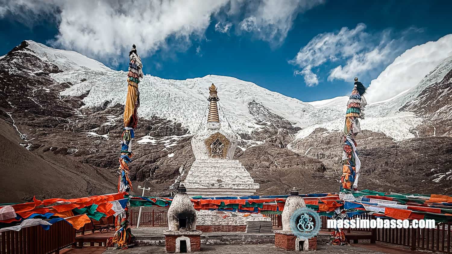 Om Mani Padme Hum cosa vuol dire- bandiere di preghiera con il mantra