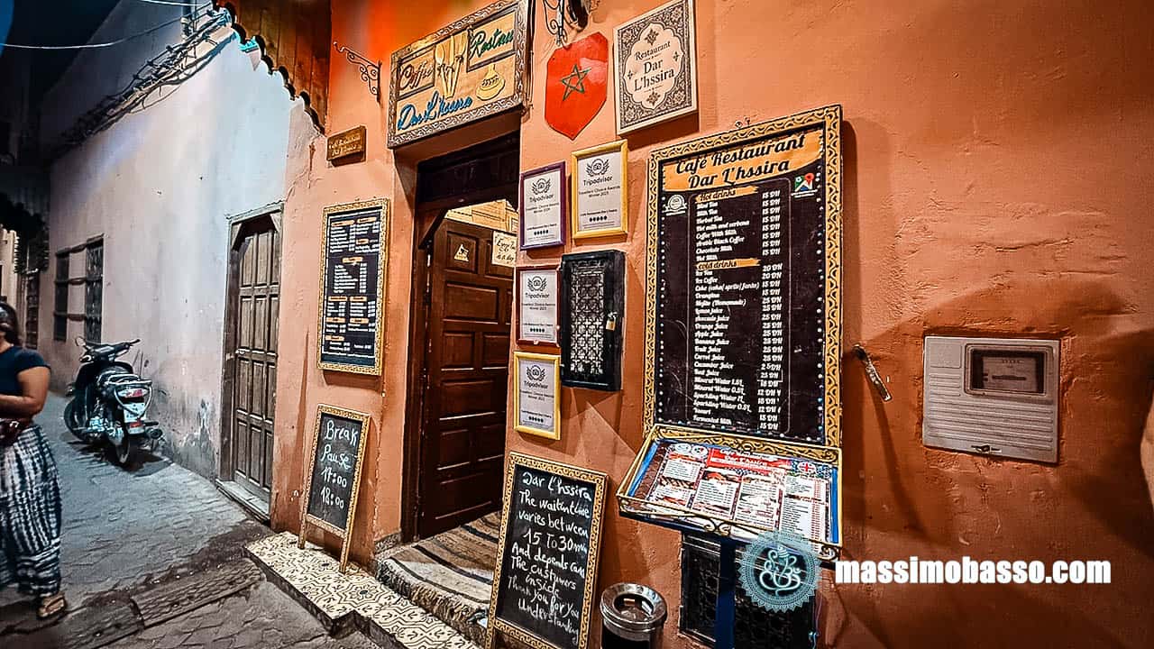 Cafè Restaurant Dar l'Hssira a Marrakech