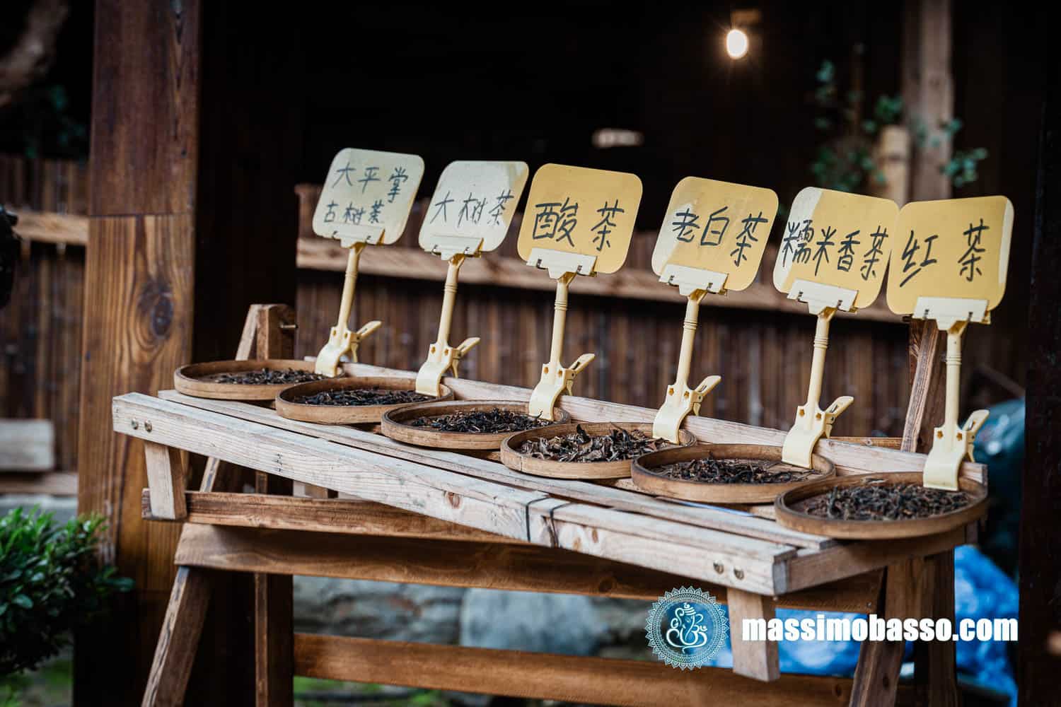 Negozio di té sulla montagna di Jingmai - Yunnan