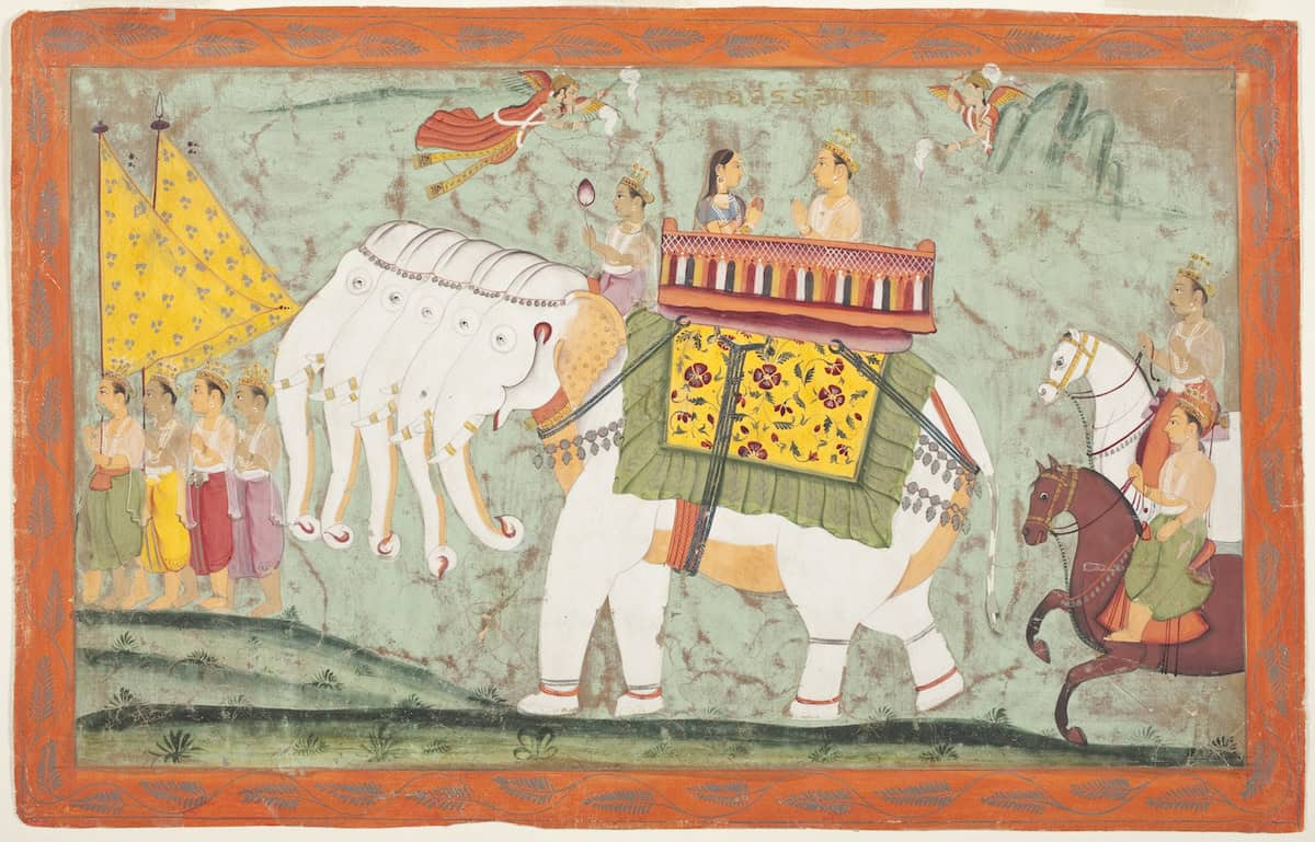 Airavata - Erawan - Elefante a tre teste di Indra